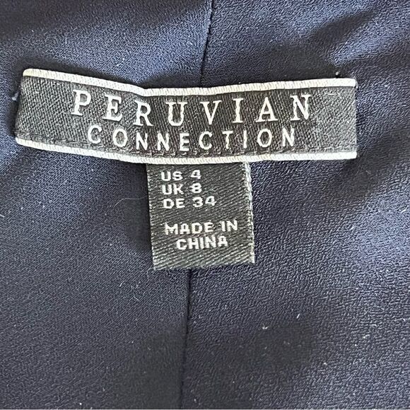 Peruvian Connection TESSERAE VELVET DRESS size 4 - Picture 13 of 15